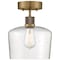 Access Lighting Port Nine Chardonnay, Chardonnay LED SemiFlush, Antique Brushed Brass Finish, Seeded Glass 63147LEDDLP-ABB/SDG - alternate 5